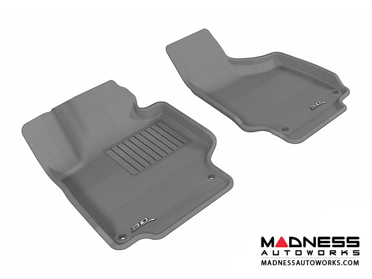 Audi TT/ TTS Floor Mats (Set of 2) Front Gray by 3D MAXpider (2008